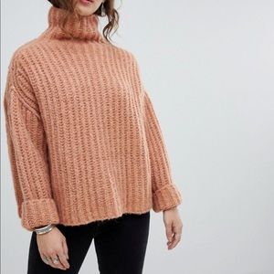 Free People Fluffy Fox Sweater NWOT